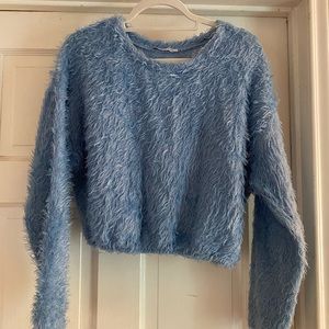 Zara Fuzzy Eyelash Sweater